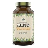 naturalie® - Zellplus | premium Multivitamin Kapseln | Komplex aus 13 Vitaminen + 10 Pflanzenextrakten + Q10 | laborgeprüfte Qualität | 60 Kapseln im BPA-freien Glas