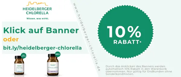 Heidelberger Chlorella Rabattcode 10%