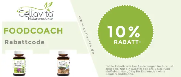 Cellavita Erfahrungen 10% Rabatt mit Rabattcode "FOODCOACH"