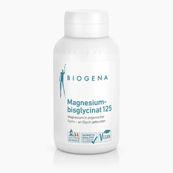 Biogena Magnesiumbisclycinat 125 mit Gutscheincode / Rabattcode "AD1131373"